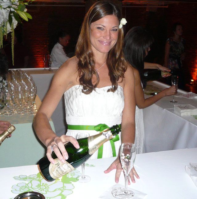 Perrier-JouÃ«t and a smile.